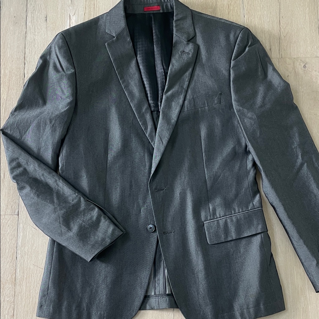 John Varvatos Usa Dwell Cotton Blend Blazer Size 40r